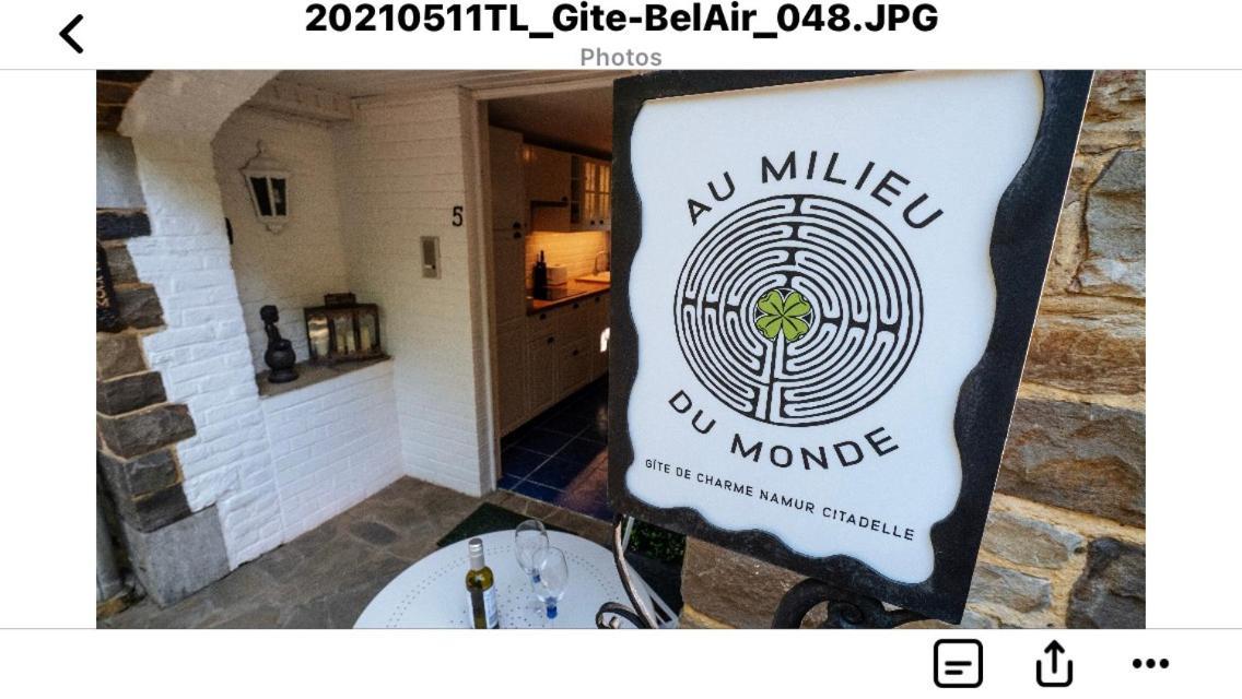 Gite De Charme Au Milieu Du Monde Namur Exterior foto